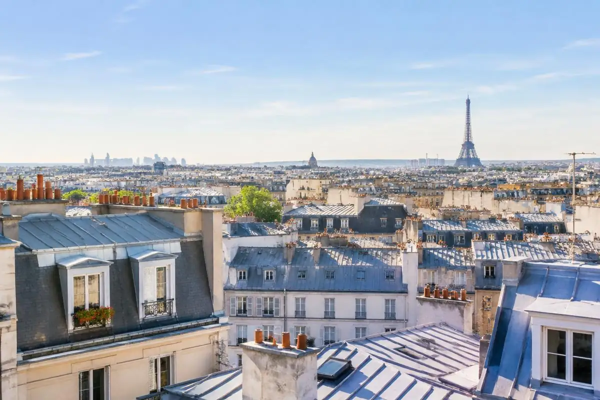 Toits de Paris au matin, illustration